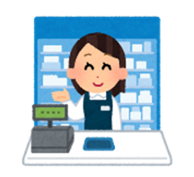 ドラッグストア店員